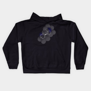 Nicotine Molecule Chemistry Kids Hoodie